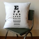 Eyechart Cushion