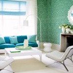 damask-green-living-room