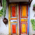 colorful door