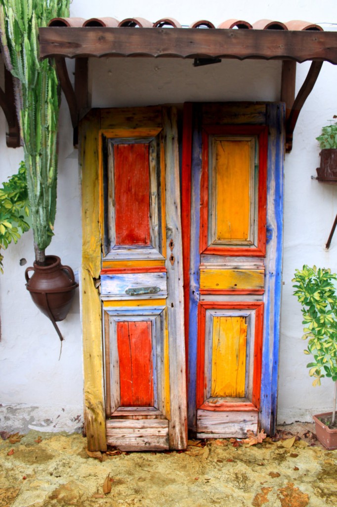 boho chic door