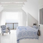 bedroom blue white