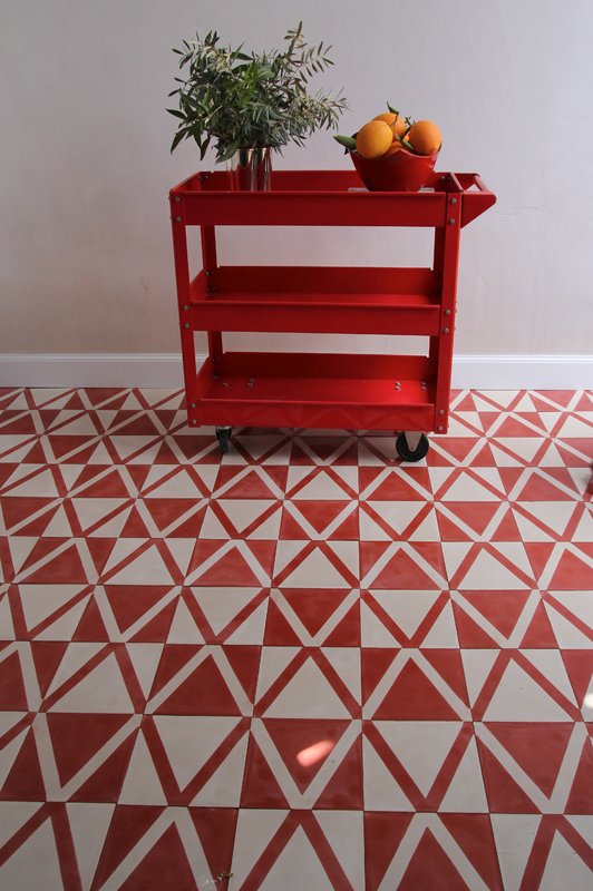 Red-cement-tiles - Panda's House