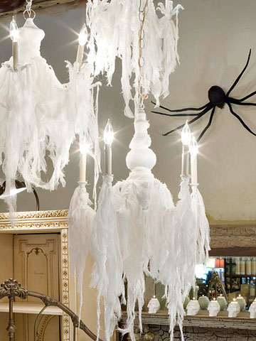 spider web chandelier