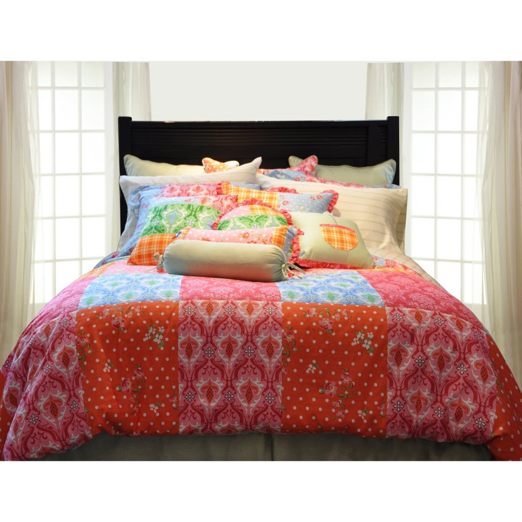 Pointehaven Printed 300 TC 3-Piece 100-Percent Combed Cotton Duvet Set, Clarissa