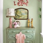 pink and green-dresser