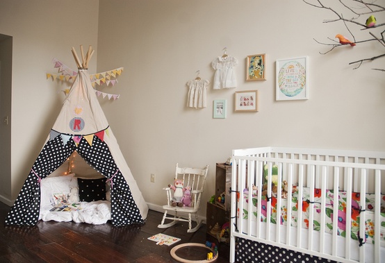 child tee pee interior design