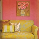 yellow and pink interior