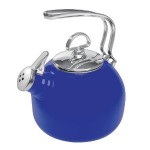 blue enamel kettle