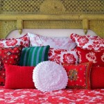 red pillow interior design