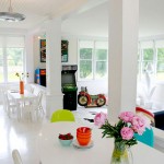 white eclectic living room