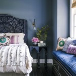 boho interior in indigo