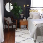 indigo and white bedroom 1