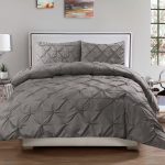 gray comforter